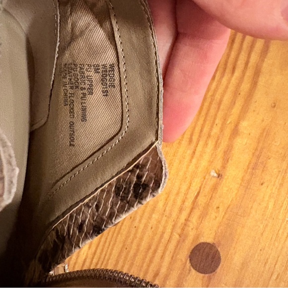 Steven Madden Snake Print Ankle Wedgie Sneakers - Picture 8 of 13